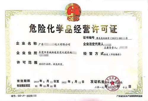危險化學品經(jīng)營許可證辦理的流程和材料是什么